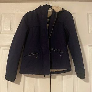 sebby navy blue jacket medium